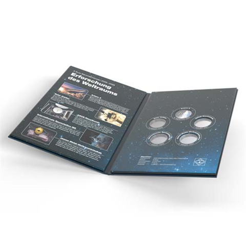muenzfolder-fuer-5x-dt-5-euro-muenzen-erforschung-des-weltraums-2026-2028-mitl-kapsel