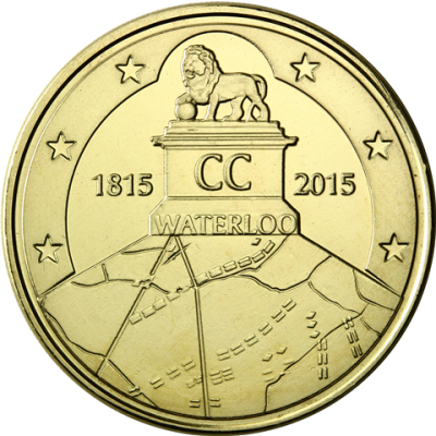 Belgien 2,5 Euro 2015 Schlacht bei Waterloo Stgl. 1