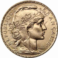 Frankreich-20Franc-1910-bfrAu-Marianne-RS
