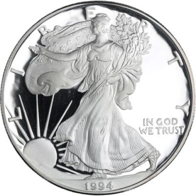 USA-1 Dollar-1994-AGpp-Silver Eagle-RS