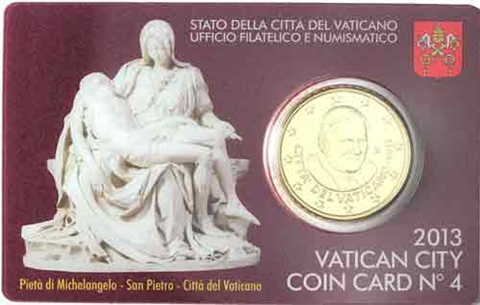 Vatikan-50Cent-2013-Coincard-RS
