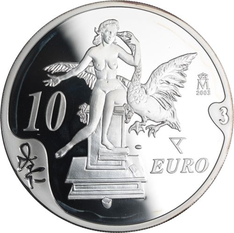 Spanien-50 Euro+3x10 Euro-2004-AGpp-Dali-Etuis