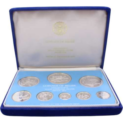 Belize-16,91 Dollar-1975-PP-KMS-Etui