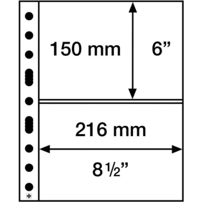 358073 - grande-easy-kunststoffhuellen-mit-2-taschen-quer-a5-pp-klar-50er-pack