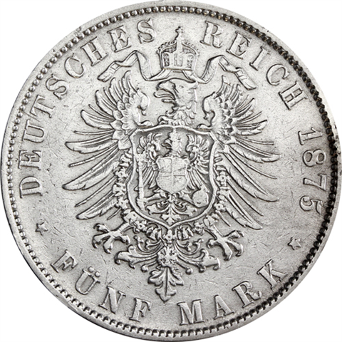 J27-Baden-5Mark-1875-AgSS-FriedrichI-RS