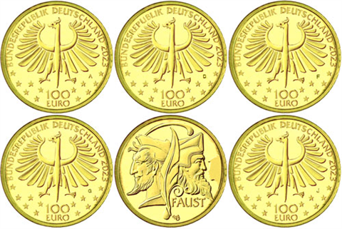 Deutschland-100Euro-Gold-Faust-ADFGJ