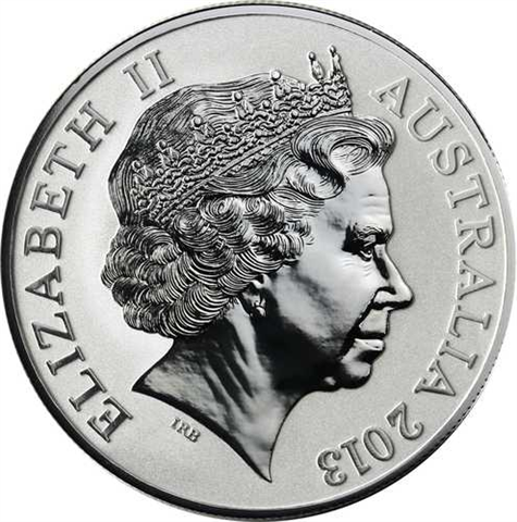 Australien 1 Dollar 2013 stgl.  Saltwater Crocodiles - Bindi I