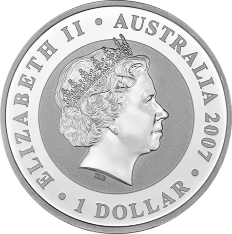 Australien-1Dollar-2007-Silbermünze-1Oz-Koala-RS