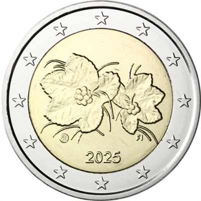 Finnland-2Euro-2025-Moltebeere-RS