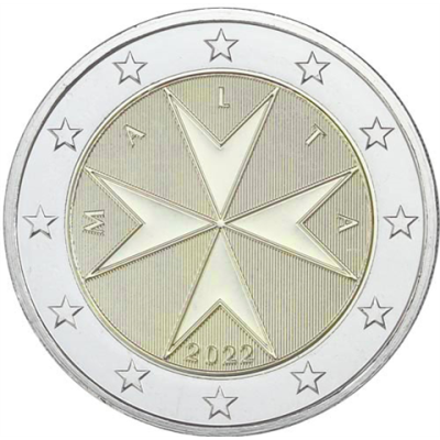 Malta-2Euro-2022-Kreuz