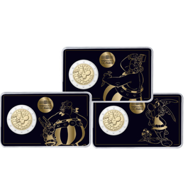 Frankreich-2Euro-2019-CoinCard-Set-Asterix-RS