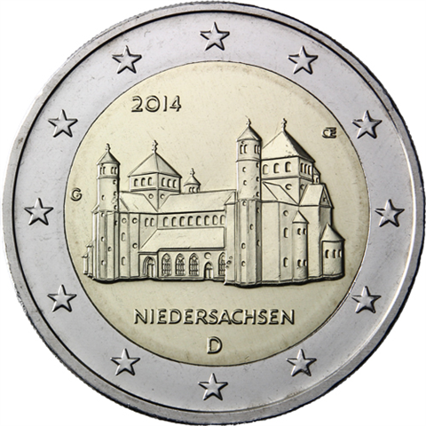 Deutschland-2Euro-2014-Michaeliskirche-MünzzeichenG-RS