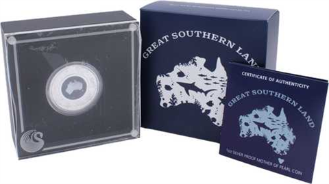 Australien-1 Dollar-2021-AGpp-Mother of Pearl Great Southern Land-RS