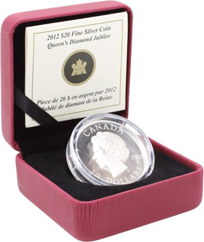 Kanada-20 Dollar-2012-AGpp-Queens Diamond Jubilee-RS
