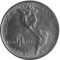 USA-HalfDollar-50centsilber-1923vz-Monroe-Doktrin-RS
