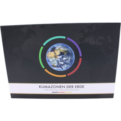 Tschad-6x5000 Francs-2020-AU-Klimazonen der Erde-Etui