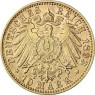 Kaiserreich 10 Mark 1890-1900 König Otto von Bayern J.199-II
