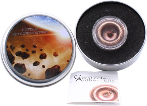 Cook Islands-2 Dollar-2018-AGsf-Erfoud Meteorite-Etui