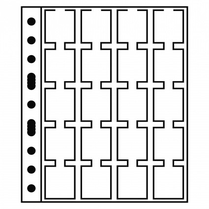 324851 -  Grande Hülle  M 20 K 5er Pack Klar 