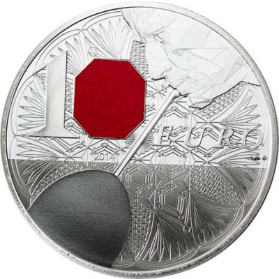 Frankreich 10 Euro 2014 PP 250 Jahre Christallmanufaktur Baccarat I