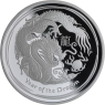 Australien-1 Dollar-2012-AGpp-Lunar II Drache-RS