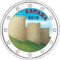 Altstadt Avila und ihre Kirchen 2 Euro Sondermünze aus Spanien 