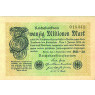 Banknote 20 Millionen Reichsmark 1923 nach Rosenberg