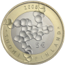 Finnland-5Euro-2008-BU-100JahreAkademiederWissenschaftenundTechnischerUniversitaet-RS