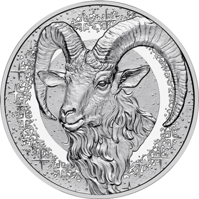 Österreich-20Euro-2025-AgPP-Sternbild-Steinbock-Rosenquarz-RS