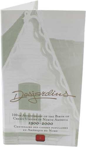 Kanada-10cent-2000-AG-Desjardins-Folder RS