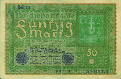 Ro62-DeutschesReich-50Mark-1919-Reichsbanknote-RS