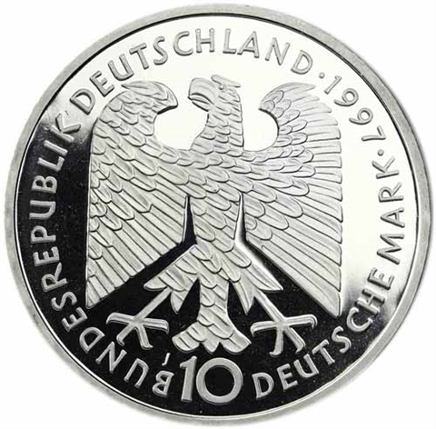 Deutschland-10-DM-Silber-1997-PP-Heine