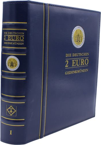 Leuchtturm-306531-Deutsche 2 Euro Gedenkmünzen Album-RS