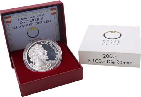 Österreich-100 Schilling-2000-AGpp-Die Römer-VS