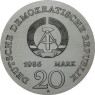 DDR Münzen 20 Mark 1986 - Gebrüder Grimm der gestiefelte Kater J.1607