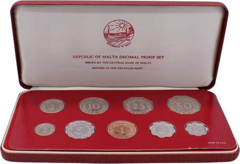Malta-10,93 Mils-1978-PP-KMS-Etui
