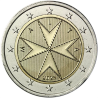 Malta-2-Euro-2025-Malteserkreuz-RS