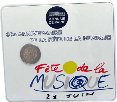 Frankreich 2 Euro 2011 stgl. Fest der Musik