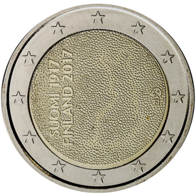 Finnland-2-Euro-2017-100-Jahre-Unabhängigkeit-RS