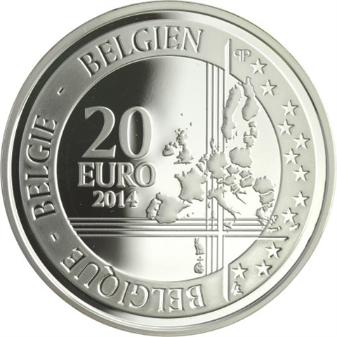 Belgien-20Euro-2014-AgPP-fallderberlinermauer-Etui