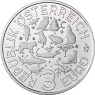 Österreich 3 Euro 2017 bfr. Tiertaler-Serie Tiger 2_1