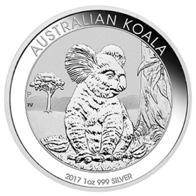 1 Oz Silbermünze Australien Koala 2017