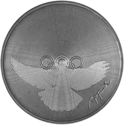 Schweiz-5Franken-1988-CuNi-bfr-OlympischeBewegung-RS