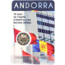 Andorra 2 Euro 2023 Beitritts zu den Vereinten Nationen 1993 CoinCard Vorderseite