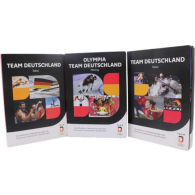 Deutschland-40xMedaillen-AG-Tokio-Peking-Folder Set