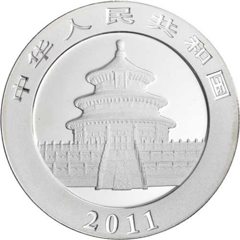 China-10Yuan-2011-AG-Panda-Farbveredelung-FD-VS