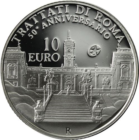 Italien 10 Euro 2007 PP 50 Jahre Römische Vertäge III