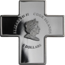 Cook Islands- 5 Dollar-2007-AGpp-Kreuz Santo Subito Papst-VS