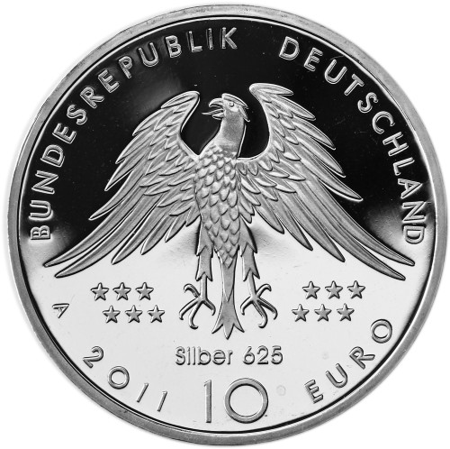 10 Euro Gedenkmünze 2011 Polierte Platte "Archaeopteryx - Urvogel"