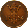 D 2 -   Danzig  1 Pfennig  1923-37